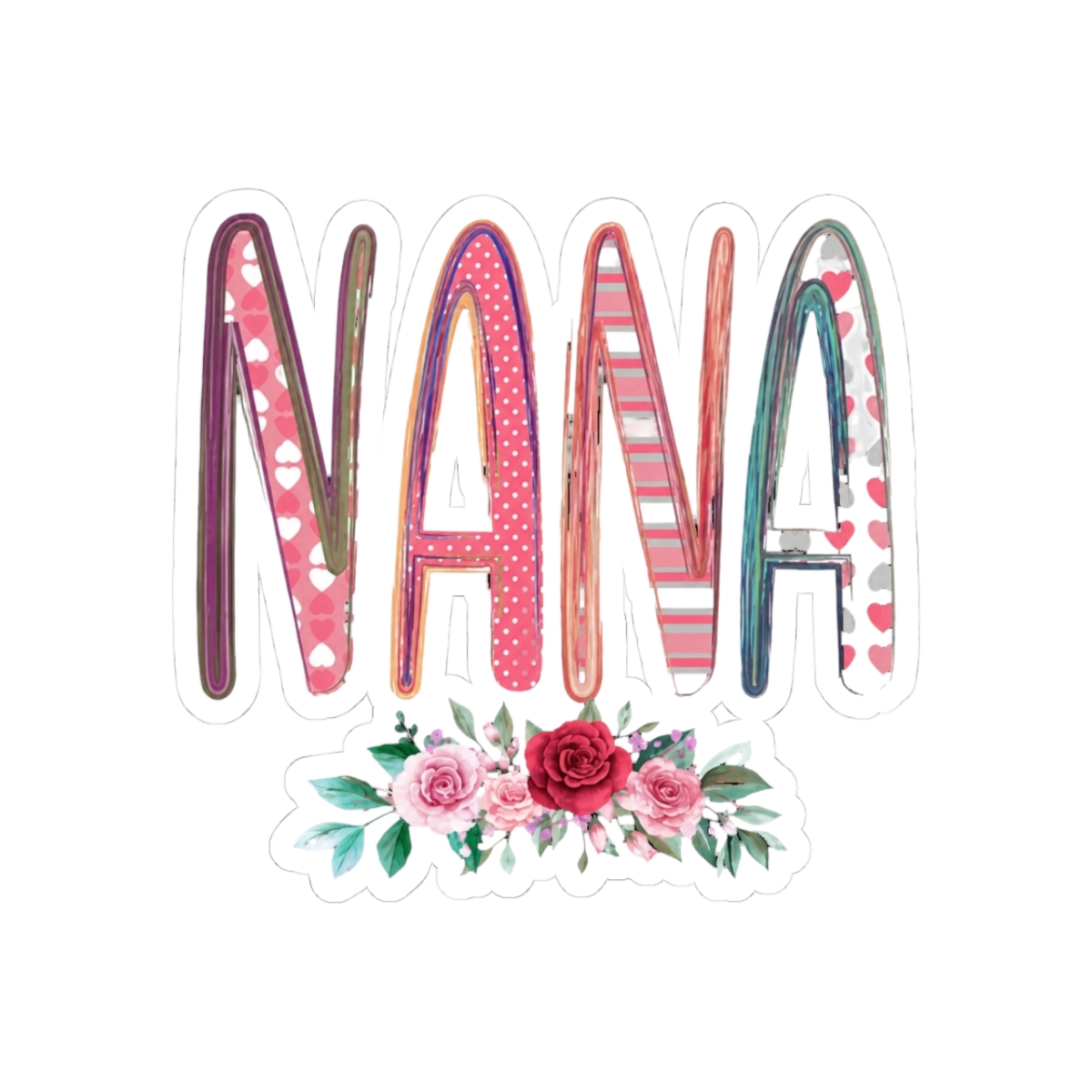 Nana. Grandmother Sticker