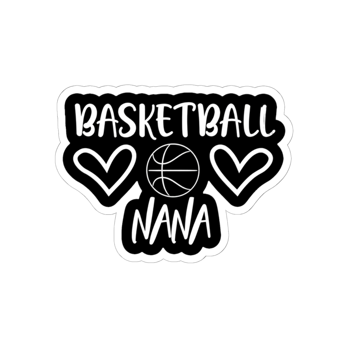 Basketball Nana Sticker - alternate angle 2, merchandise
