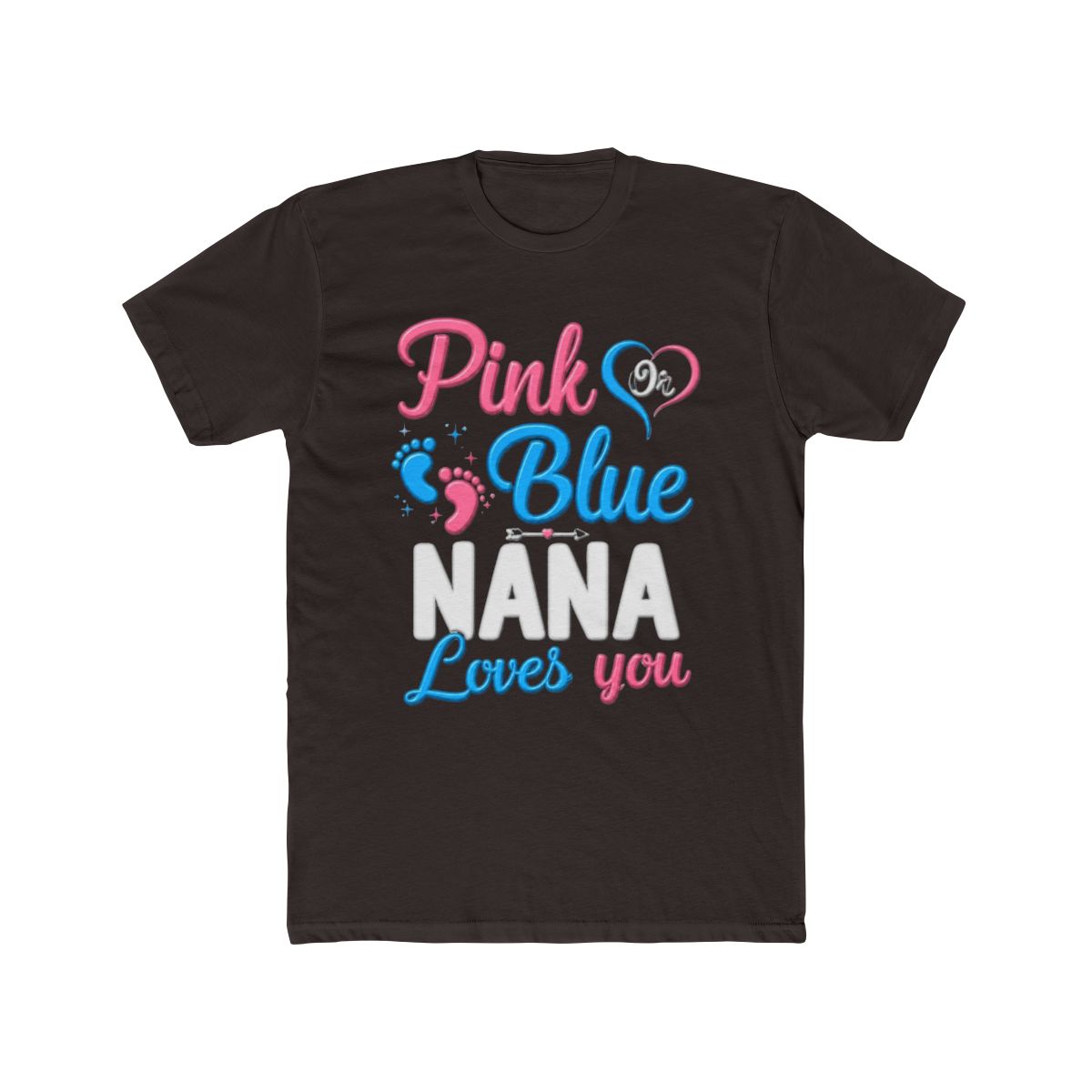 Pink Or Blue Nana Loves You Cute Gender Reveal Bab - alternate angle 3, merchandise