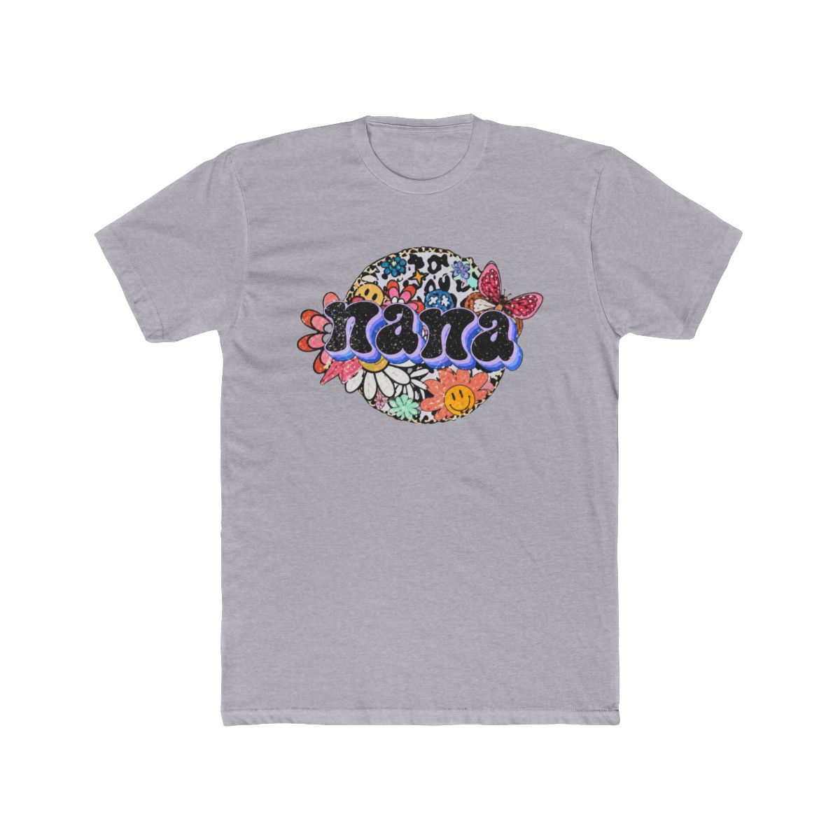 Leopard Nana T Shirt | Wild Leopard Print Tee for Grandmas