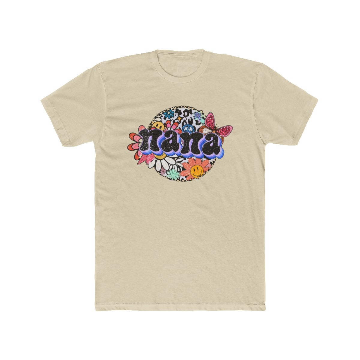 Leopard Nana T Shirt | Wild Leopard Print Tee for Grandmas - alternate angle 5, merchandise