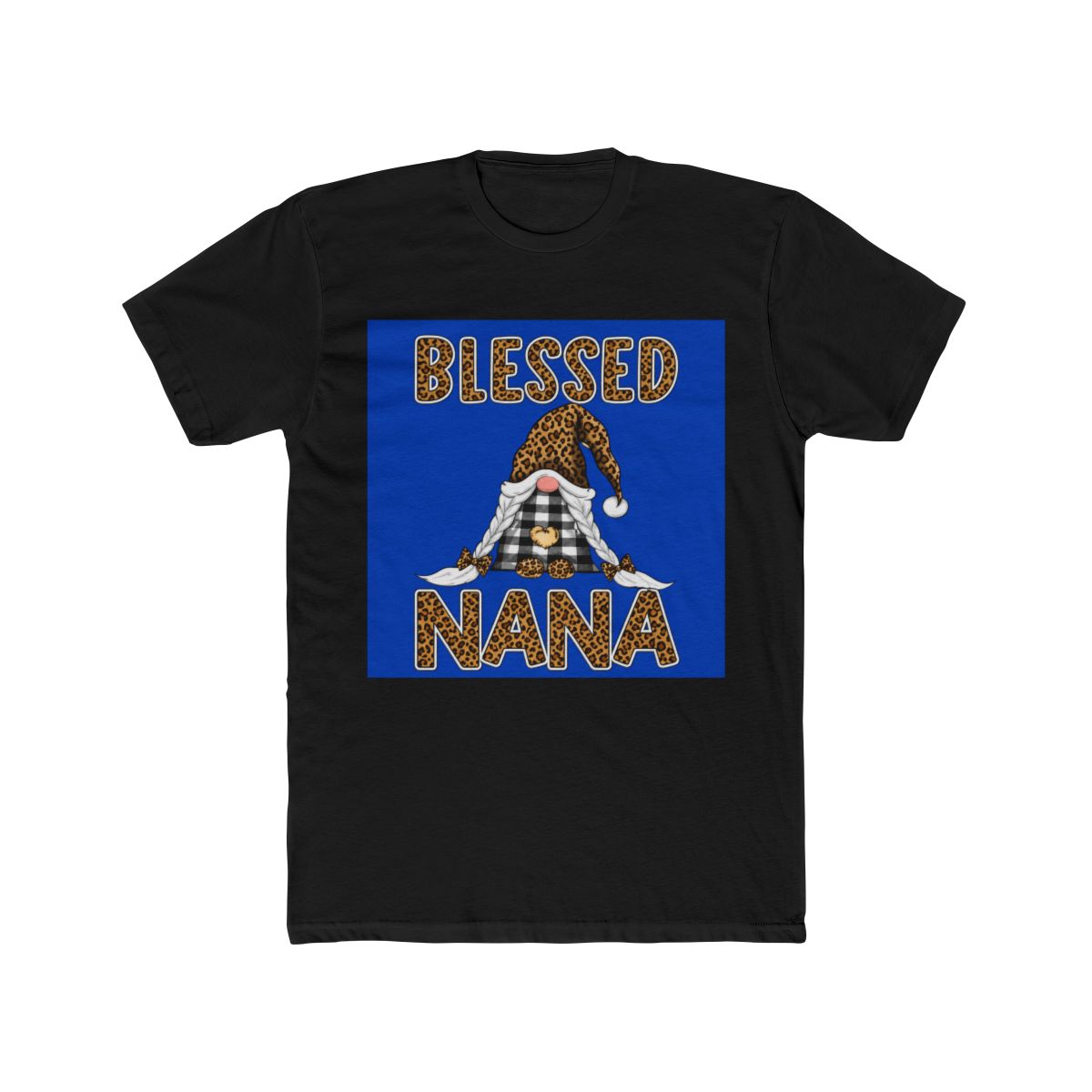 Blessed Nana Leopard Plaid Christmas Gnome - alternate angle 4, merchandise