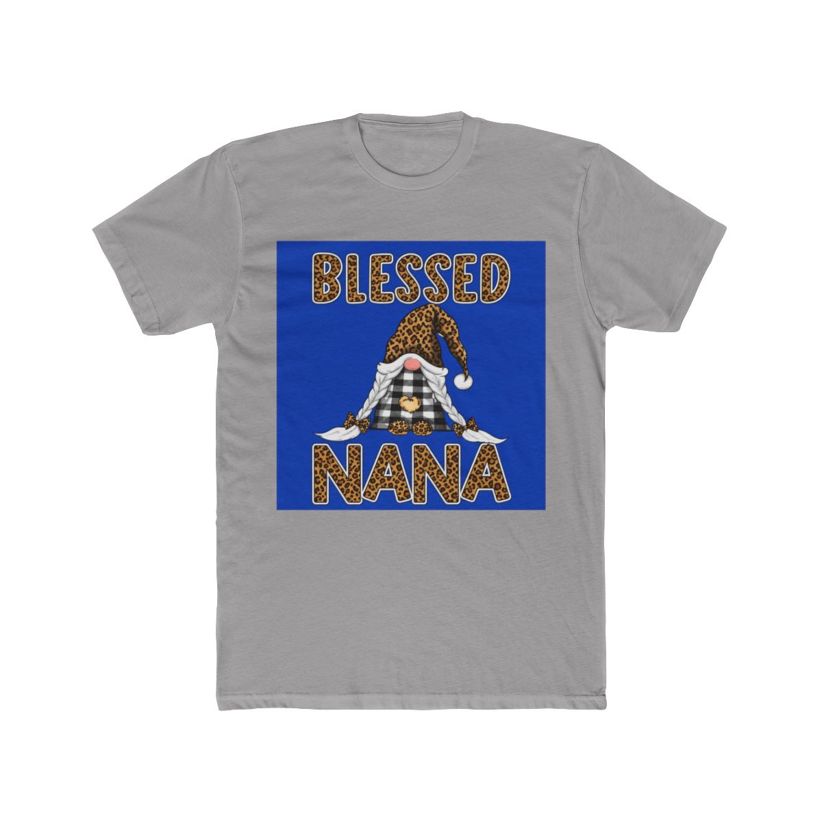 Blessed Nana Leopard Plaid Christmas Gnome - alternate angle 2, merchandise