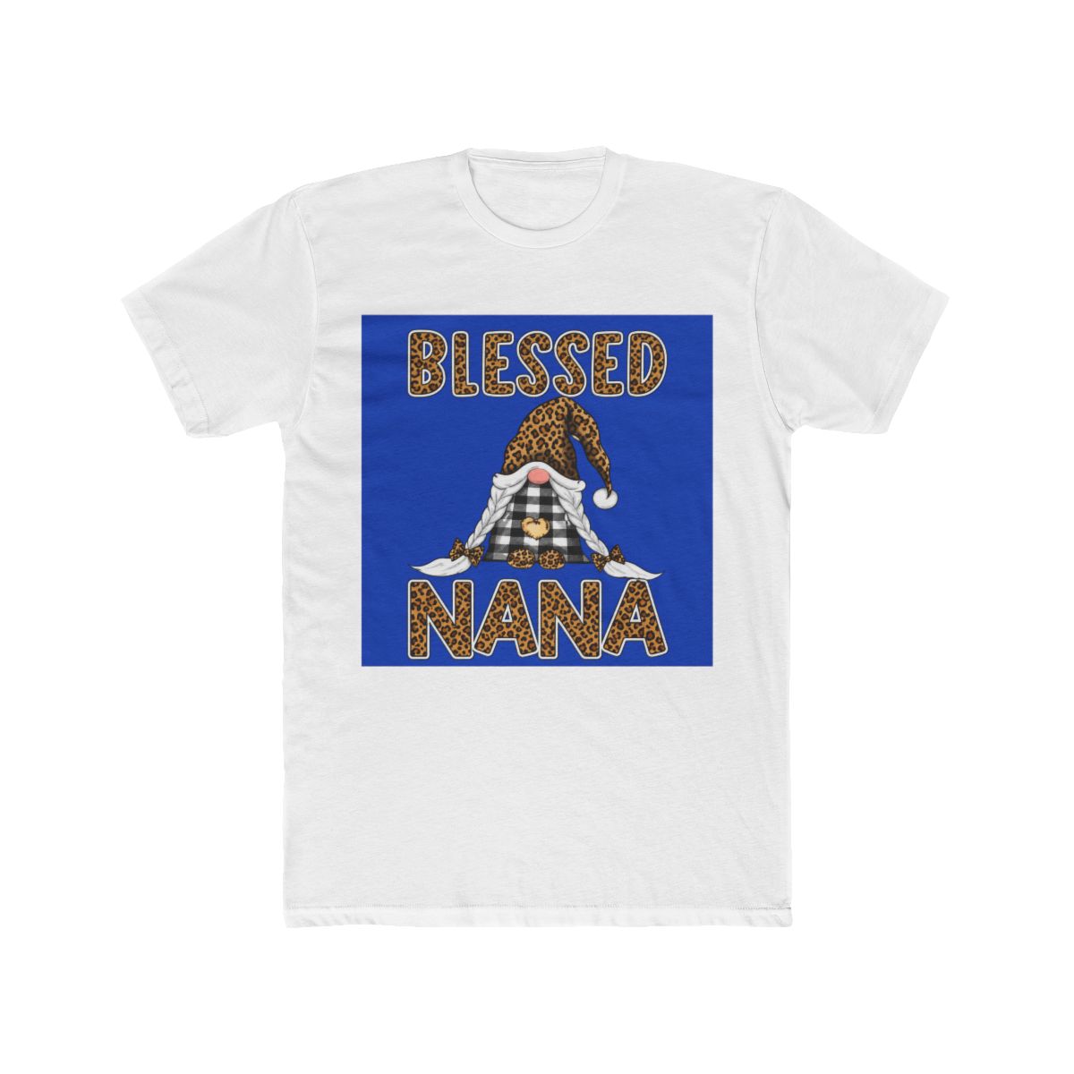 Blessed Nana Leopard Plaid Christmas Gnome - Official T-Shirts merchandise
