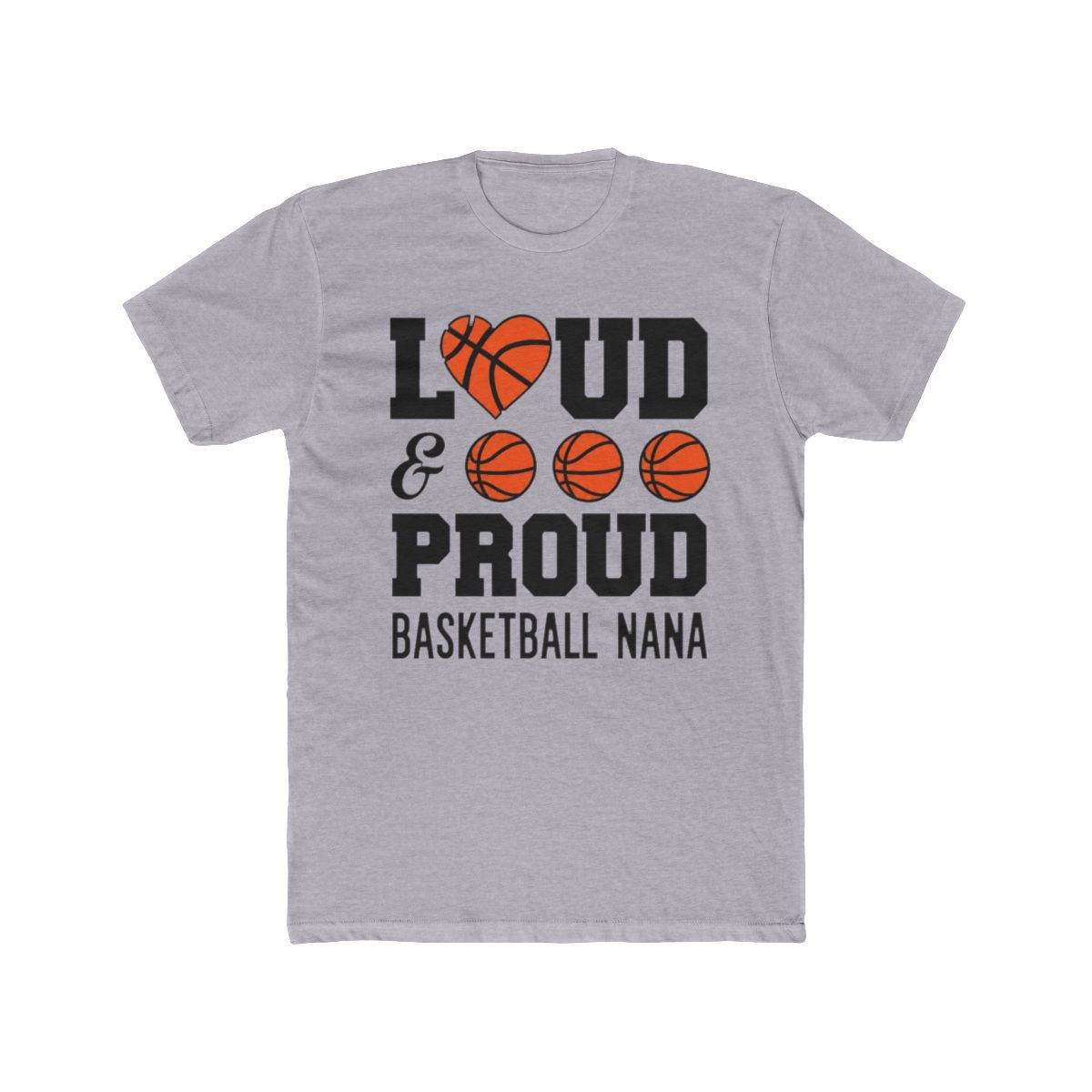 Loud Proud Basketball Nana Funny Cheering