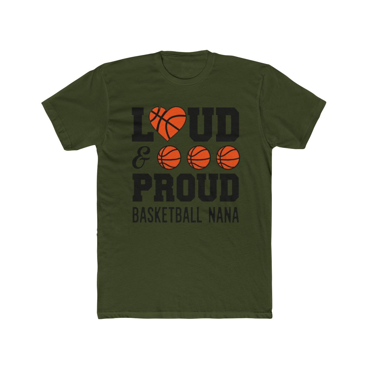 Loud Proud Basketball Nana Funny Cheering - alternate angle 4, merchandise