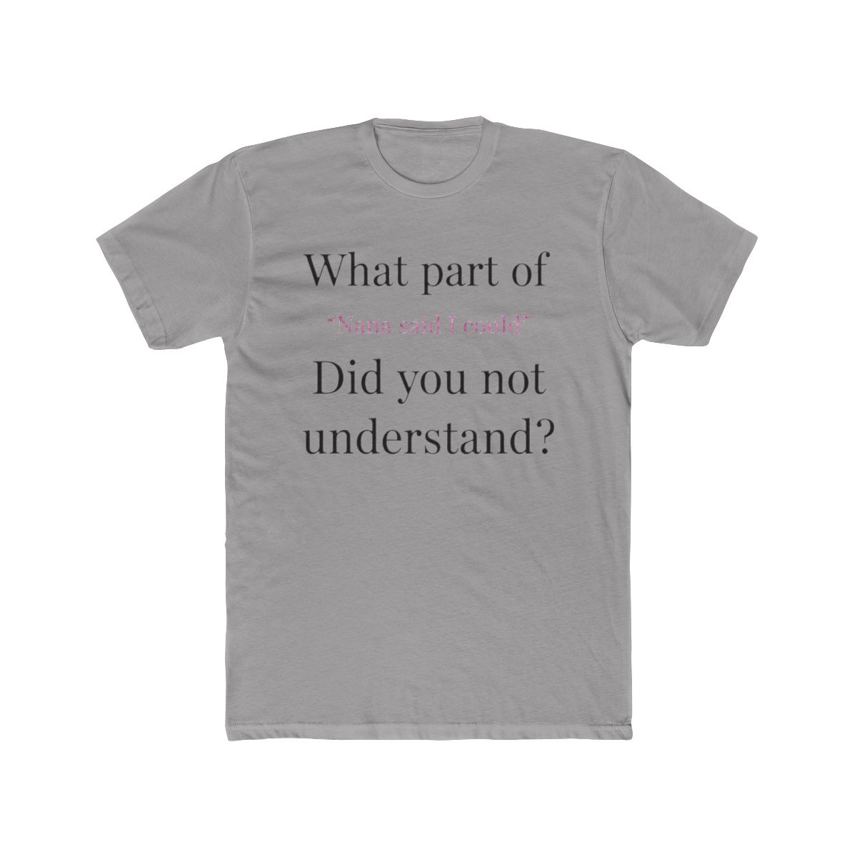 What Part Nana Dog T Shirt | Funny Dog Grandma Tee - alternate angle 2, merchandise
