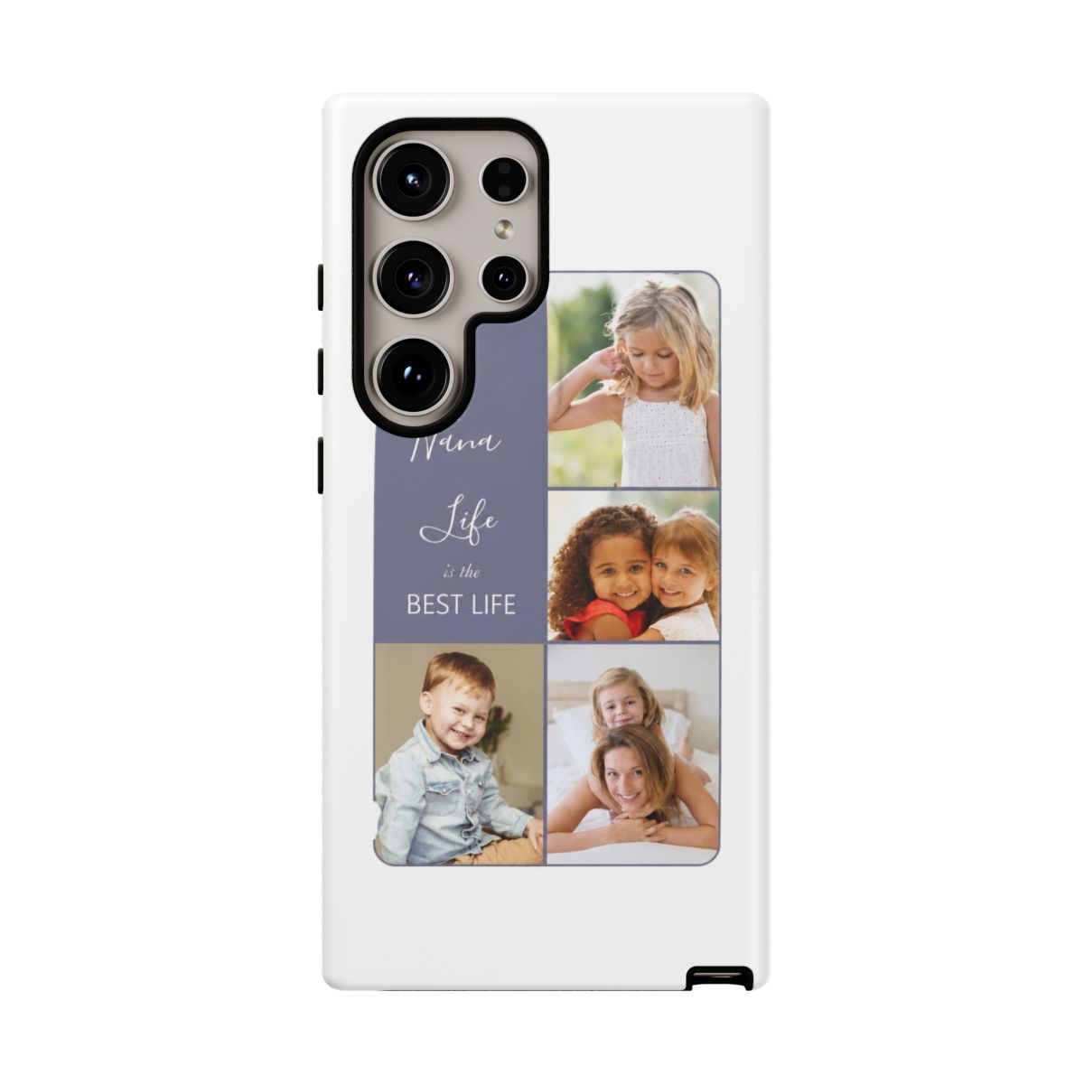 Nana Life is the Best Life 4 Photo Collage Purple iPhone 13 Pro Max Case - alternate angle 1, merchandise
