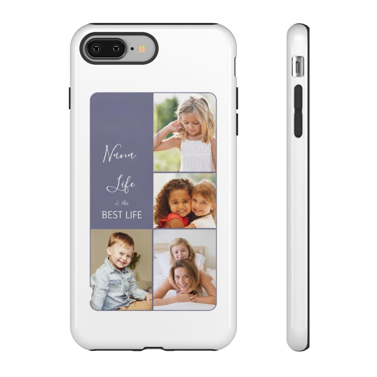 Nana Life is the Best Life 4 Photo Collage Purple iPhone 13 Pro Max Case - alternate angle 4, merchandise