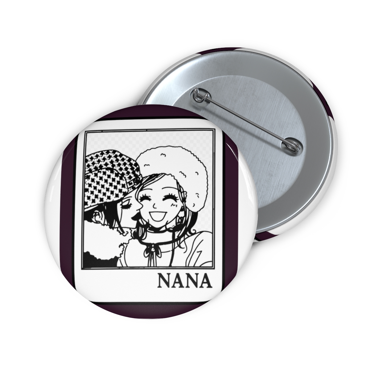NANA Osaki Komatsu Anime Manga 1.25" Enamel Pin Badge by Pinstant - alternate angle 1, merchandise