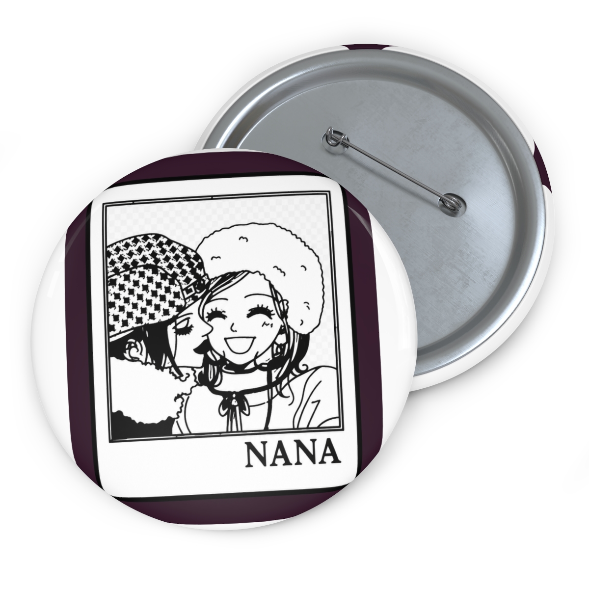 NANA Osaki Komatsu Anime Manga 1.25" Enamel Pin Badge by Pinstant - alternate angle 2, merchandise