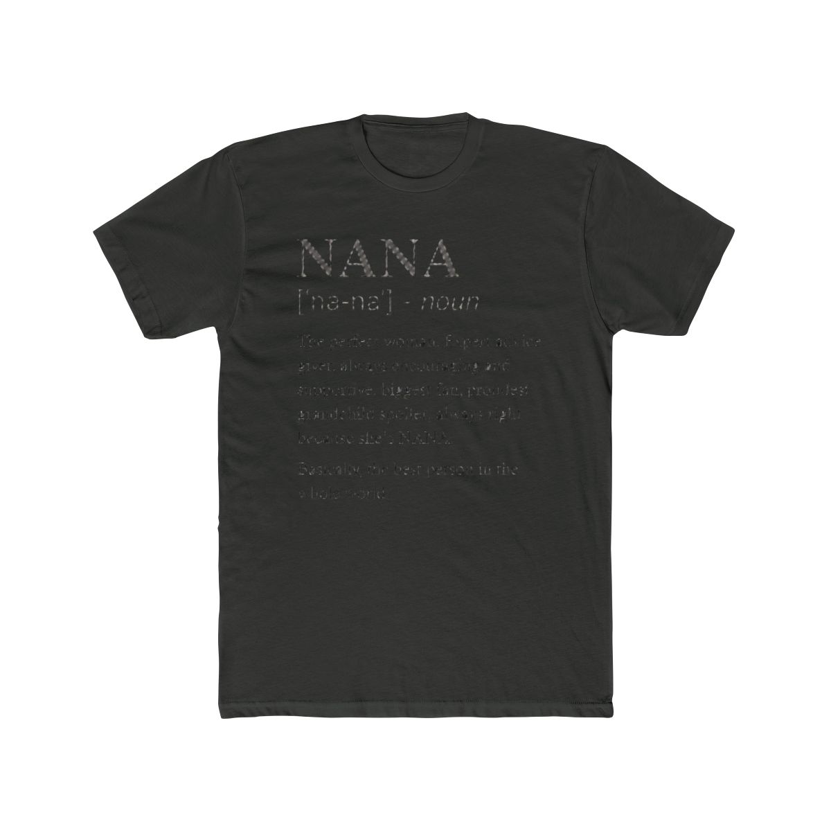 Nana Definition Grandma Funny Grandmother T Shirt - alternate angle 5, merchandise