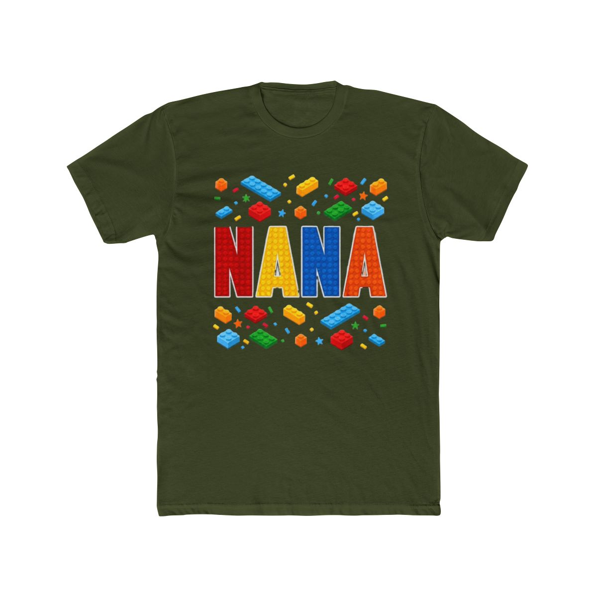 Nana - Brick Builder Block Building Grandma T Shirt - alternate angle 4, merchandise
