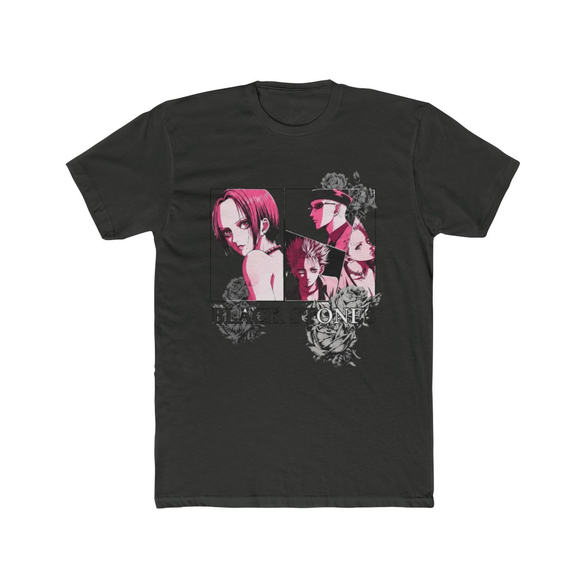 Nana Black Stones Roses T Shirt - alternate angle 5, merchandise