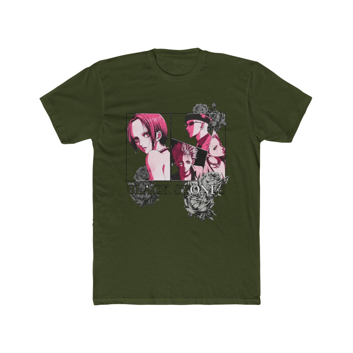 Nana Black Stones Roses T Shirt - alternate angle 4, merchandise