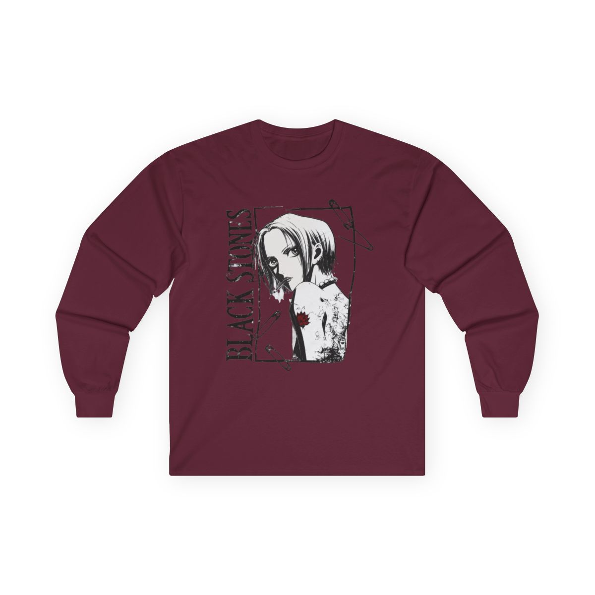 Nana Black Stones Girls Twofer Long-Sleeve Top Plus Size - alternate angle 3, merchandise