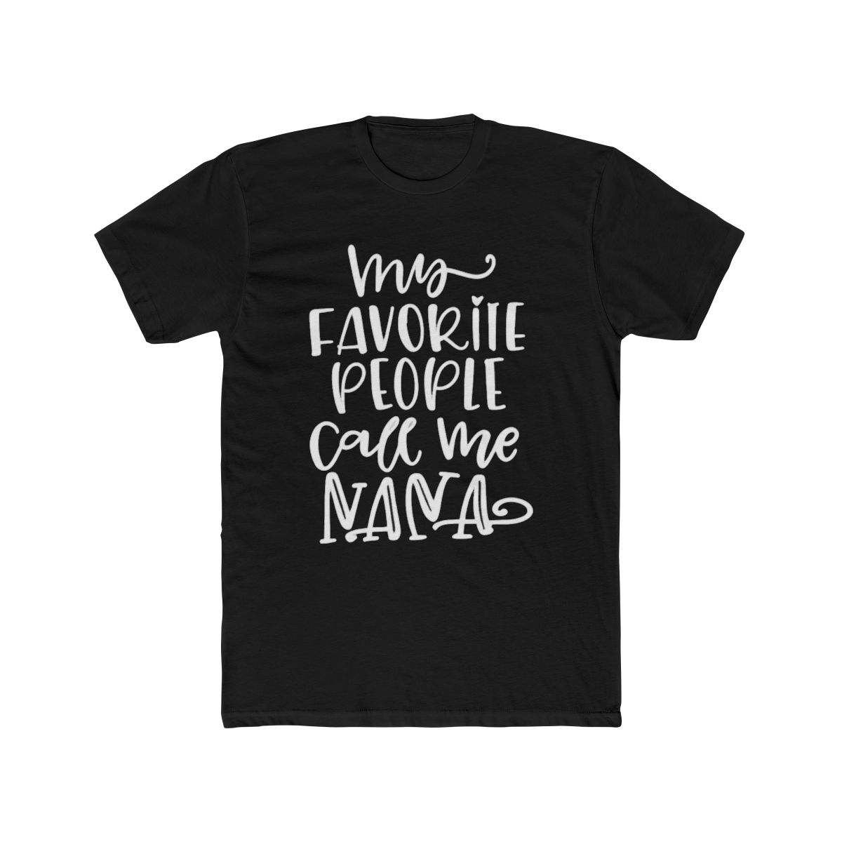 My Favorite People Call Me Nana T Shirts for Women Grandma Graphic Tee - alternate angle 3, merchandise