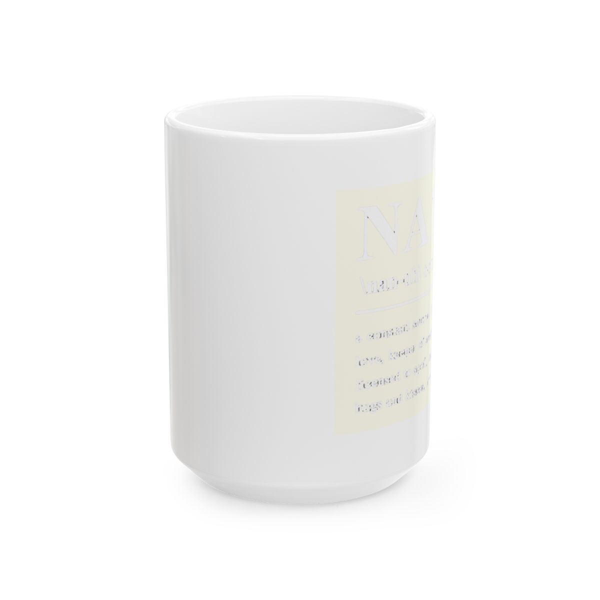 WECACYD Nana Mug 14oz Gift for Grandma Birthday Christmas Mothers Day | Stainless Steel Mug with Lid and Straw. Best Gift From Granddaughter, Grandson for Birthday, Mothers Day, Christmas - alternate angle 2, merchandise