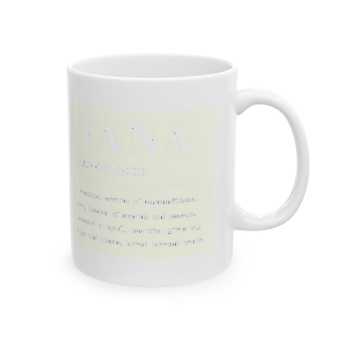 WECACYD Nana Mug 14oz Gift for Grandma Birthday Christmas Mothers Day | Stainless Steel Mug with Lid and Straw. Best Gift From Granddaughter, Grandson for Birthday, Mothers Day, Christmas