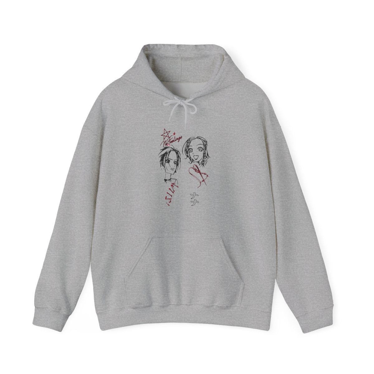 Nana Outline Art Fur Trim Girls Hoodie - Official Hoodies merchandise