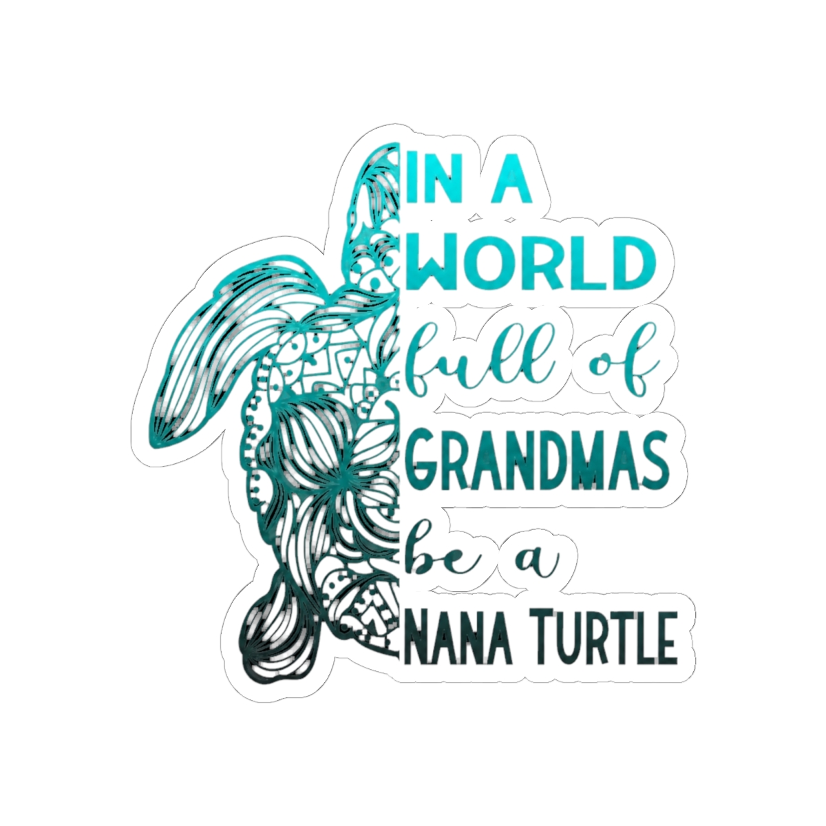 Turtle Grandma Nana Tortoise Sea Turtle - alternate angle 2, merchandise