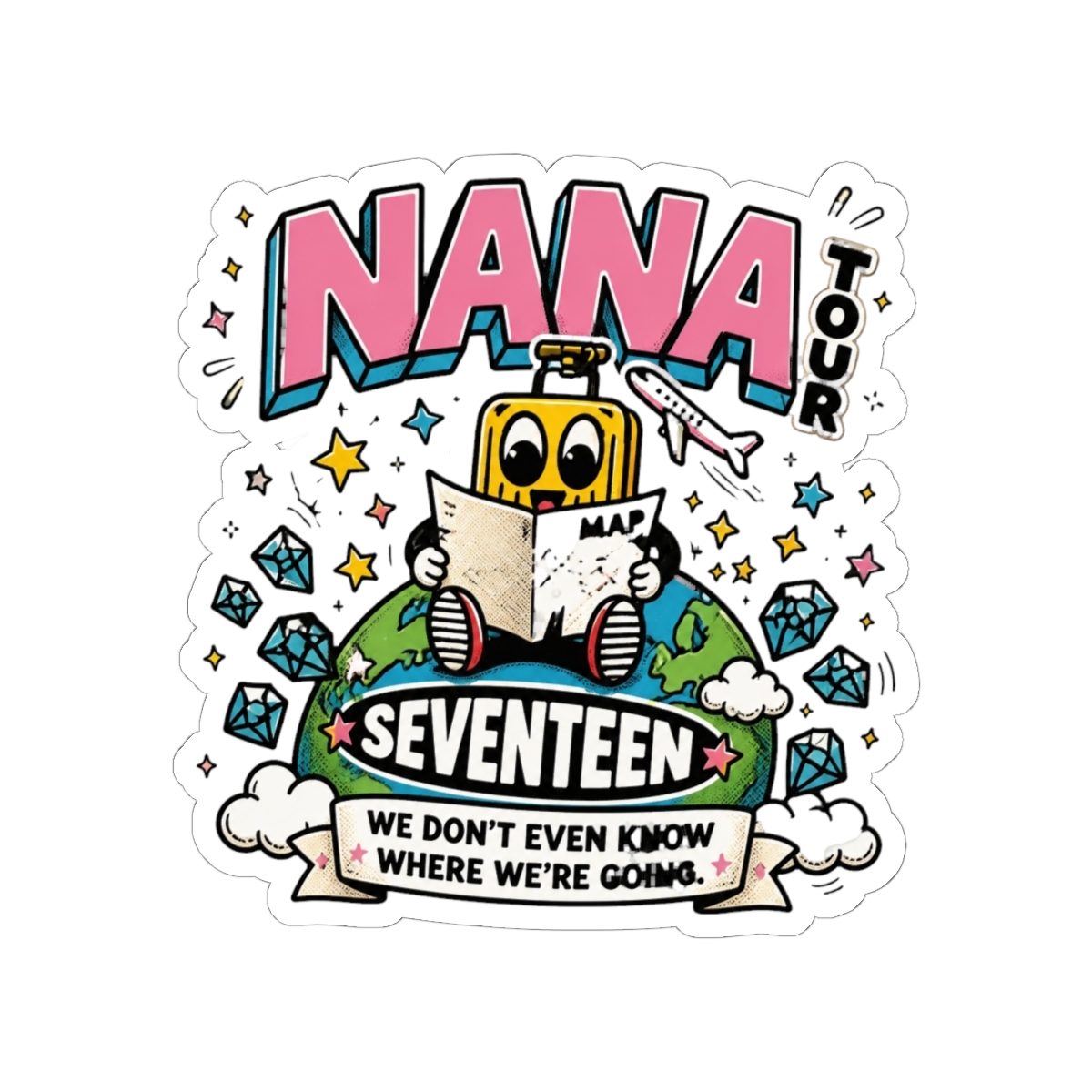 Seventeen NANA Tour Logo - alternate angle 1, merchandise