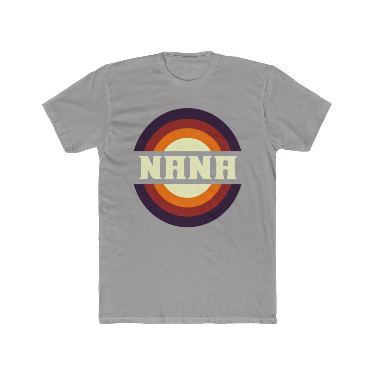 Vintage Proud Name Nana Anime Gifts Circle T Shirt - alternate angle 2, merchandise