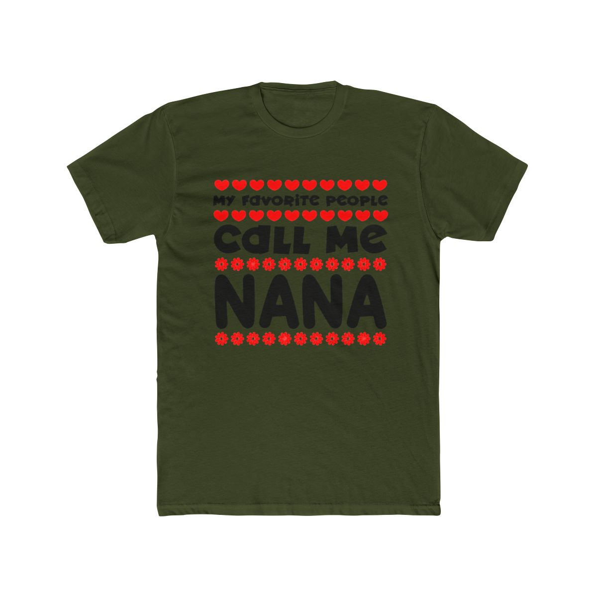 My favorite people call me nana T Shirt - alternate angle 4, merchandise
