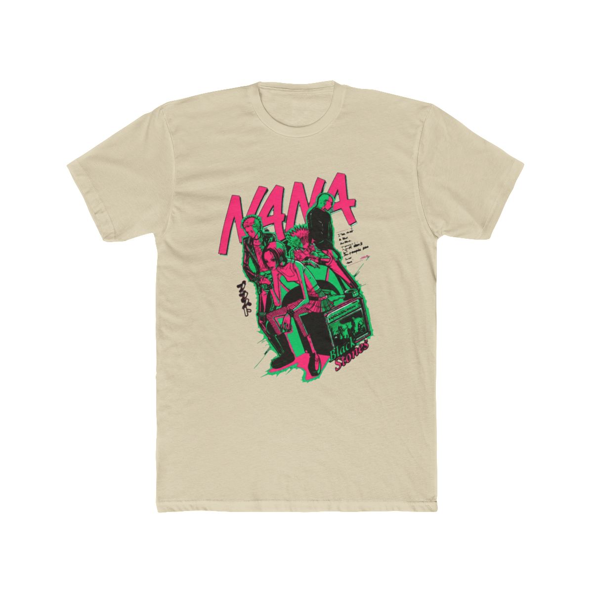 Nana Anime Tee, Nana Osaki Shirt, Manga Tshirt, Anime Merchandise, Cotton - alternate angle 4, merchandise