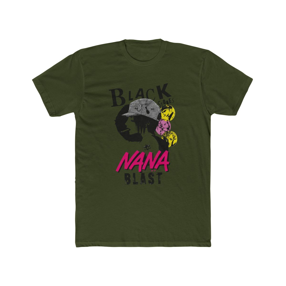 Anime Merch Black Stones Maglietta Nana Anime T Shirt THE BLACK STONE NANA Manga Cult Anime Blast #chooseurcolor - alternate angle 5, merchandise