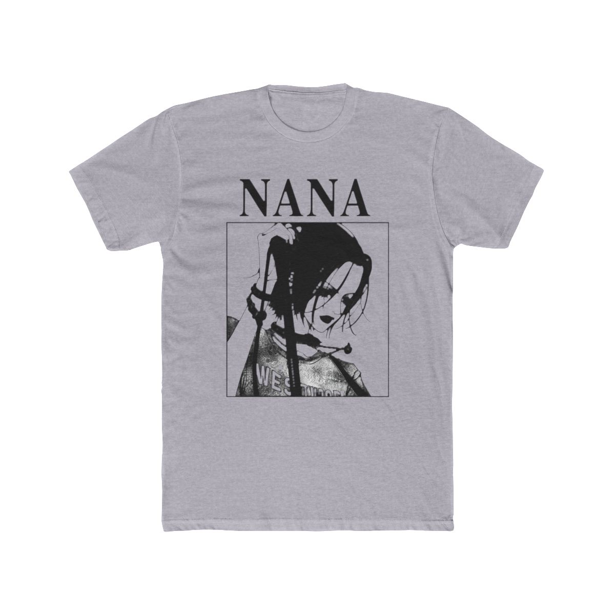 Anime NANA Washed Vintage T Shirt Merch Casual Short Sleeved T Shirt TShirt